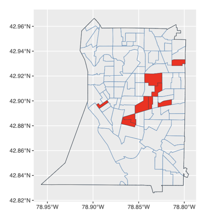 Buffalo map