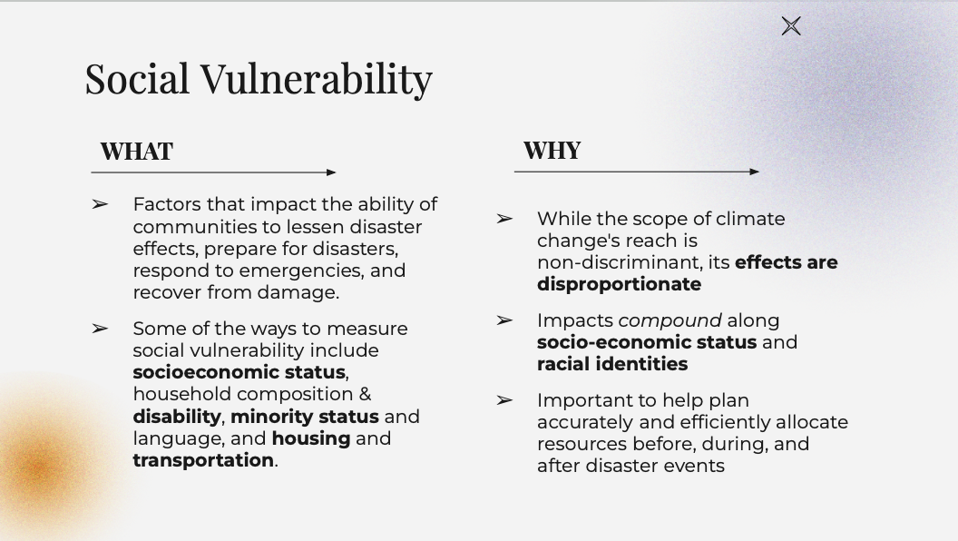 Social Vulnerability